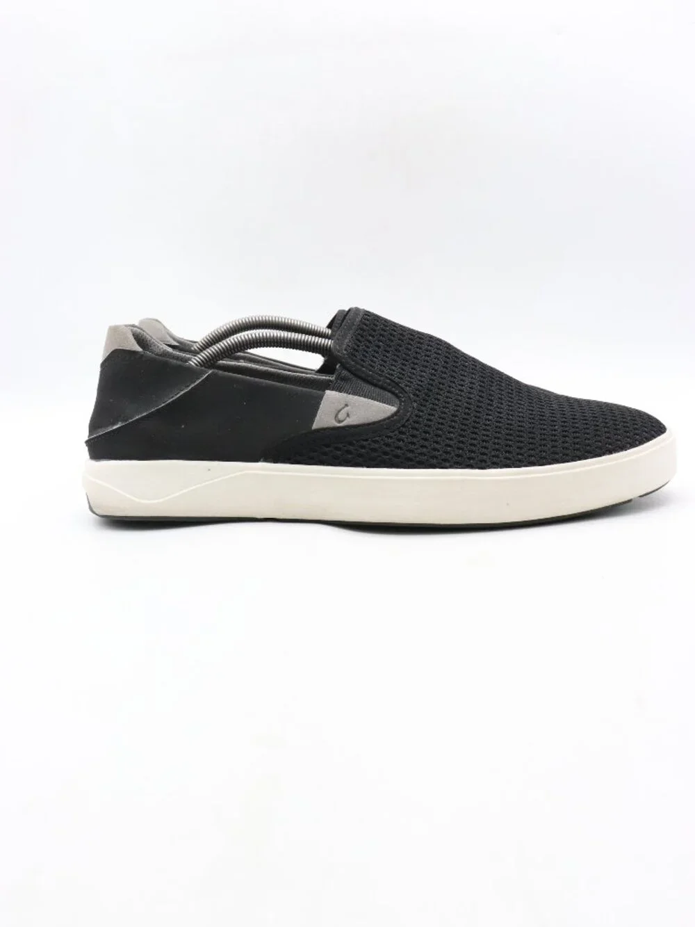 OLUKAI Lae'ahi Slip-on Sneakers Men's Sz 12 Black Mesh Air Cushioned 10443-4040
